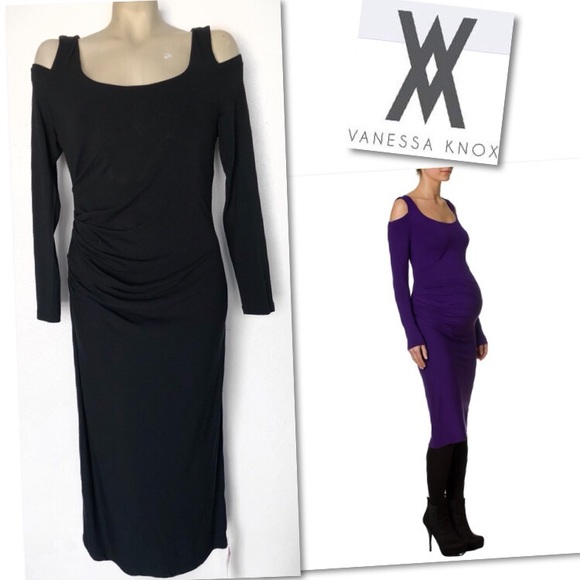 Vanessa Knox Dresses & Skirts - 🆕 VANESSA KNOX MATERNITY BLACK LUCIA DRESS SZ 16